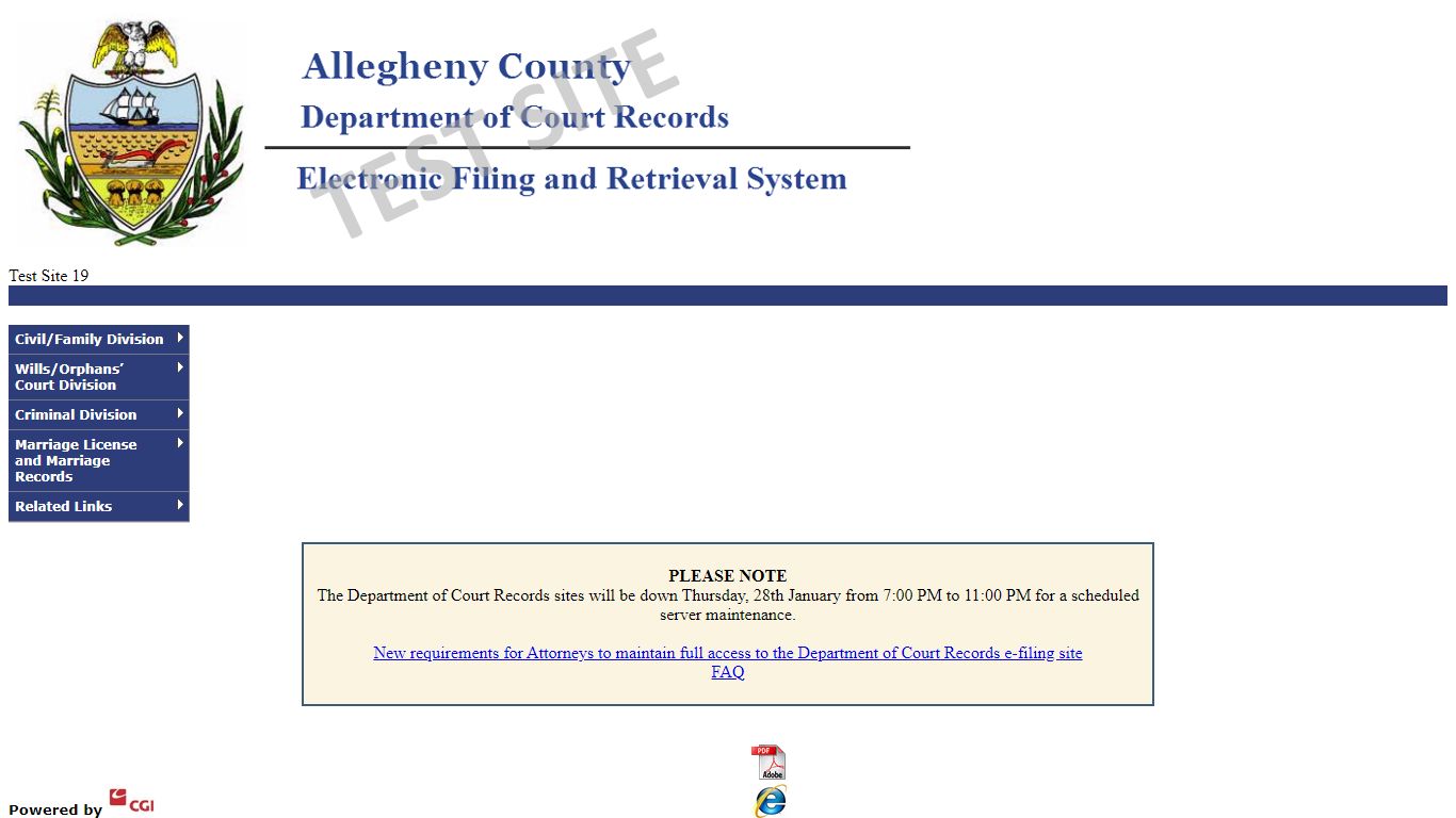 Allegheny County Department of Court Records